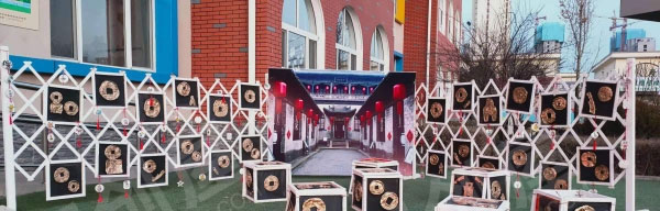 幼儿园户外元旦具有年代感的各种美展图片