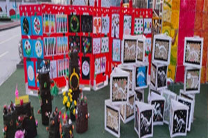 幼儿园户外元旦具有年代感的各种美展图片10张