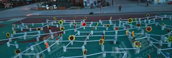 幼儿园户外元旦具有年代感的各种美展图片