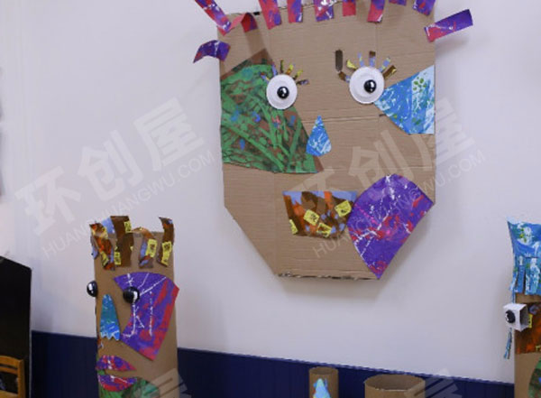 幼儿园美工区各种有趣美术创意图片