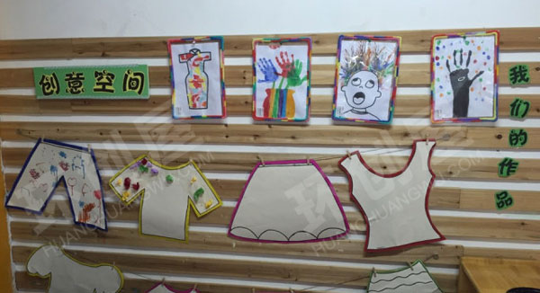 幼儿园美工区创意空间我们的作品图片