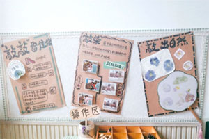 幼儿园科学区敲染技艺图片4张