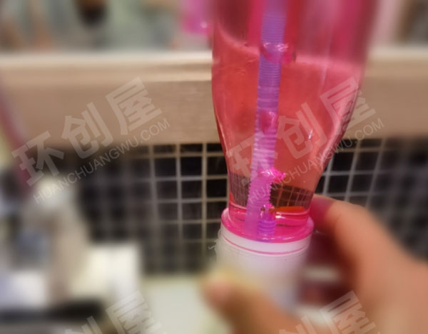 幼儿园科学区自制喷泉玩教具图片