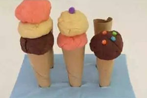 幼儿园角色游戏自制冰淇淋图片6张