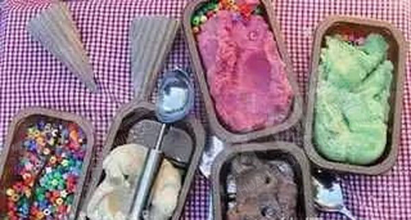 幼儿园角色游戏自制冰淇淋图片