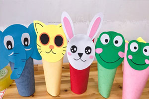 幼儿园角色游戏小动物手偶舞台图片5张