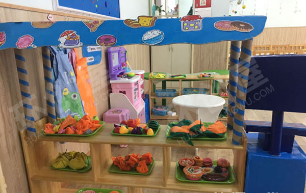 幼儿园角色游戏星空主题小小厨房图片