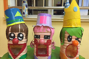 幼儿园益智区自制玩教具认识图形图片