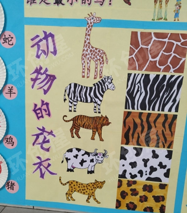 幼儿园动物王国环创主题墙图片