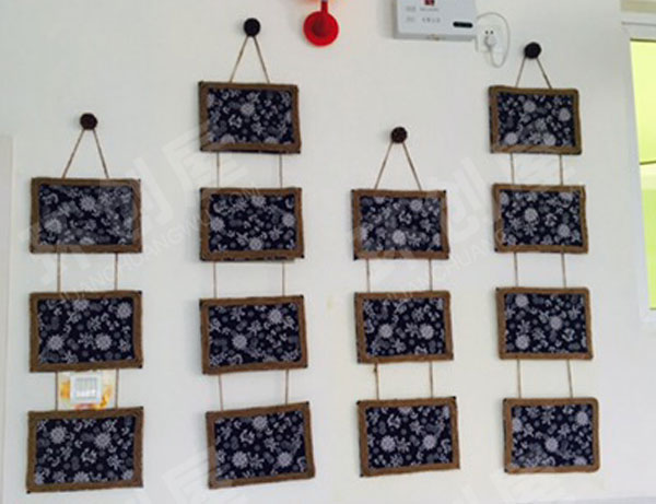 幼儿园青花古韵系列墙面布置图片