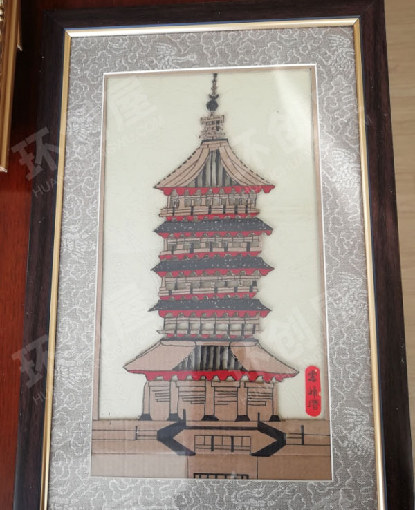 幼儿园墙面布置环创特色建筑作品图片