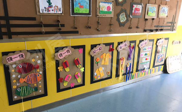 幼儿园墙面布置楼道墙面游戏图片