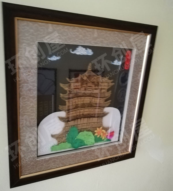 幼儿园墙面布置环创特色建筑作品图片