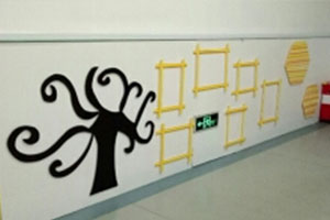 幼儿园大厅墙面布置环创黄色系图片4张