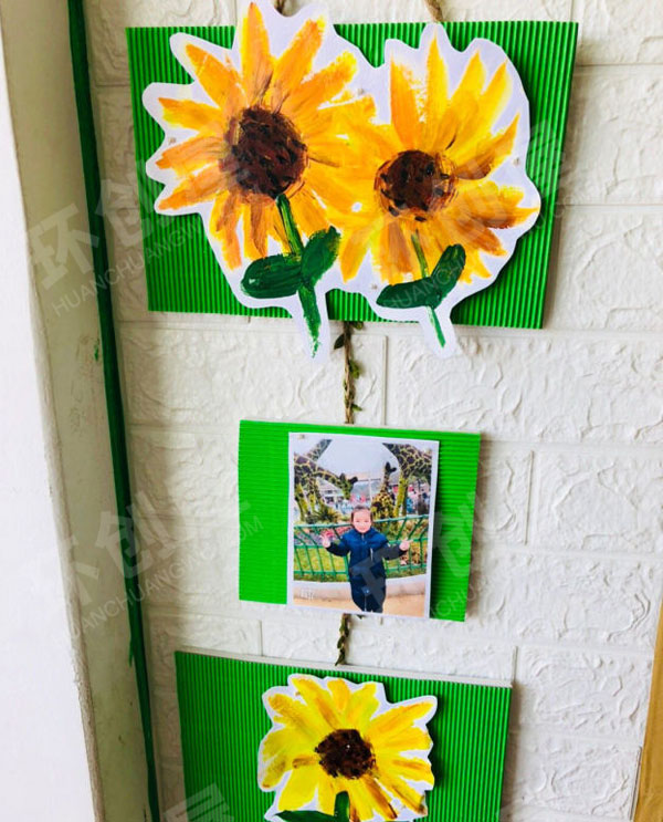 幼儿园寻找美丽的春天环创墙面布置图片