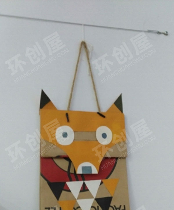 幼儿园创意环保袋吊饰图片