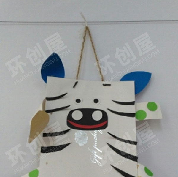 幼儿园创意环保袋吊饰图片