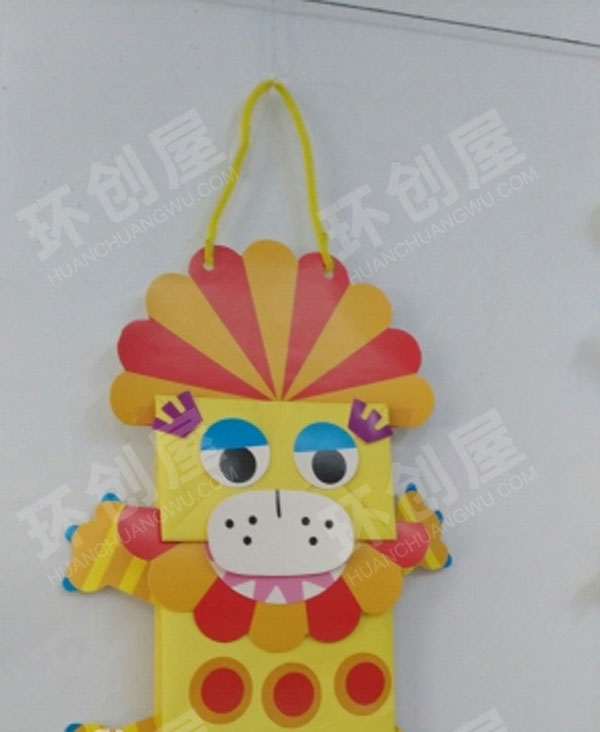幼儿园创意环保袋吊饰图片