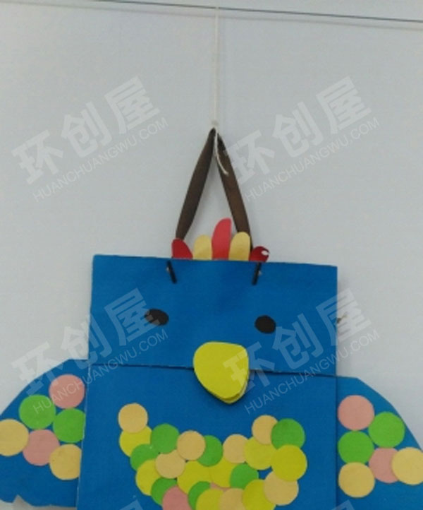 幼儿园创意环保袋吊饰图片