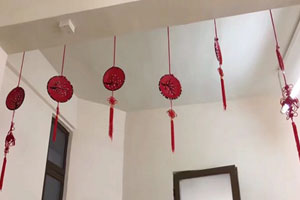 幼儿园中国传统新年挂饰图片2张