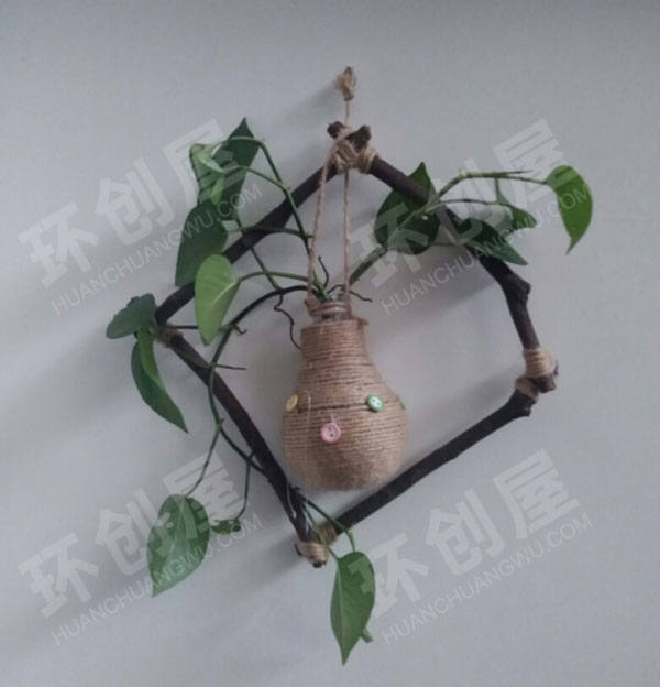 幼儿园木头石头贝壳的完美小清新挂饰图片