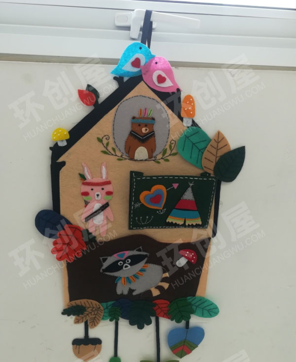 幼儿园不织布超级有趣挂饰图片