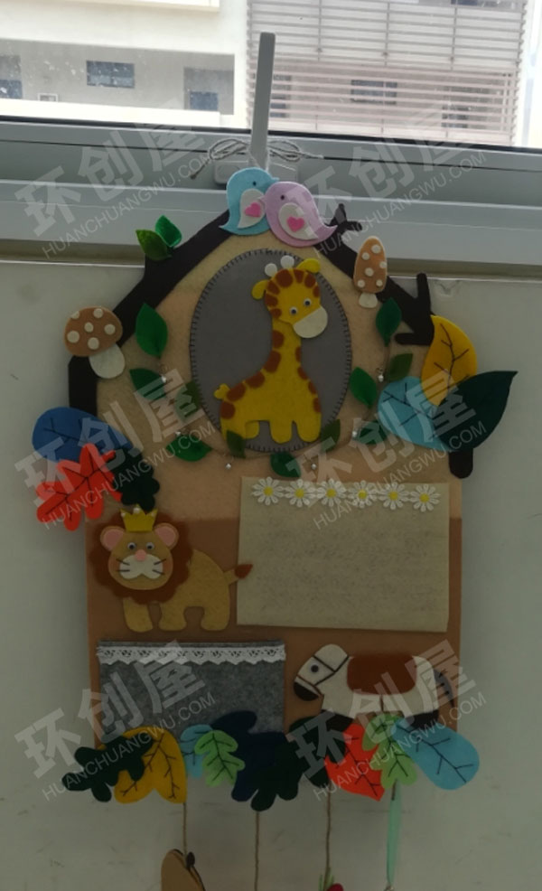 幼儿园不织布超级有趣挂饰图片