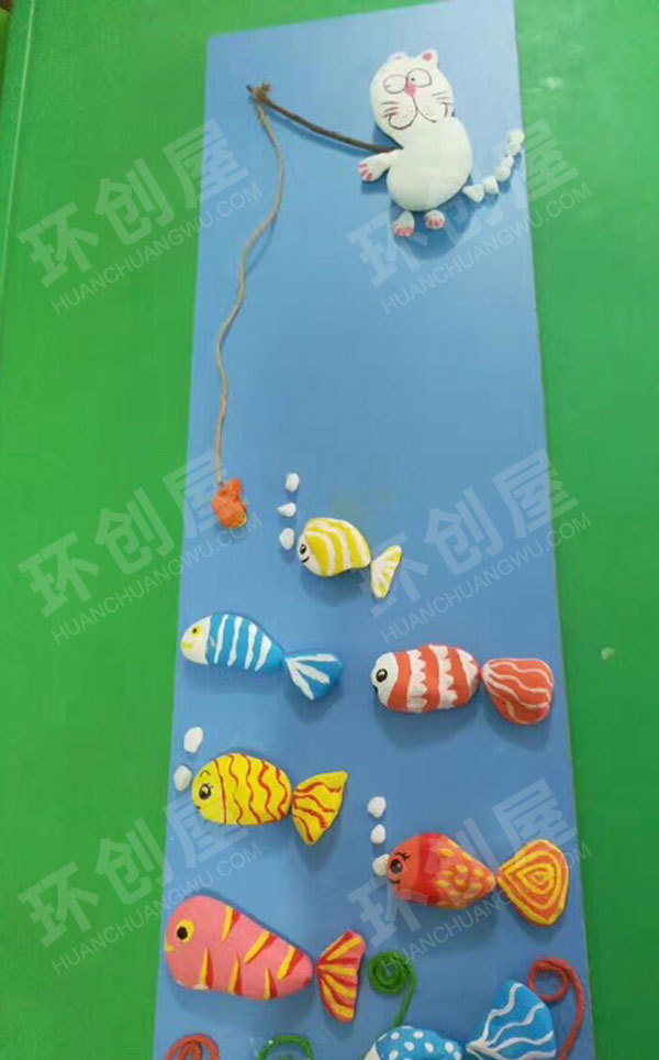 幼儿园走廊石头的蜕变作品展示图片