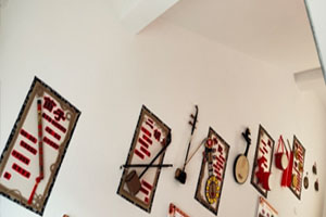 幼儿园中国风戏曲风走廊墙面装饰图片7张