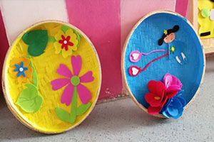 幼儿园走廊各种簸箕装饰图片9张