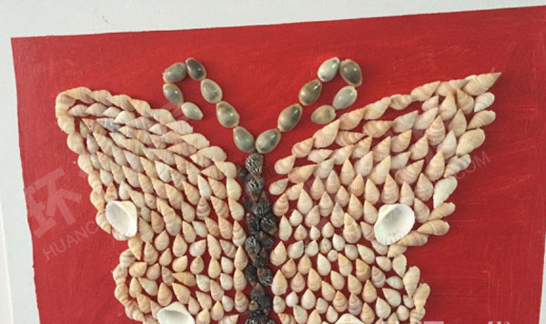 幼儿园走廊百变贝壳创意画图片