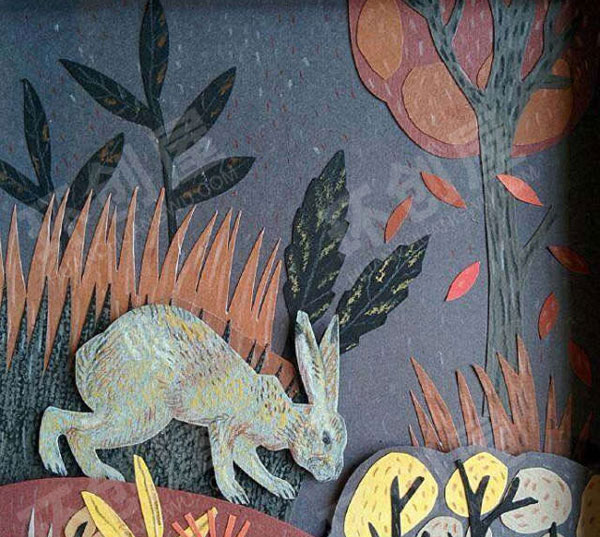 幼儿园走廊剪纸纸雕折纸作品图片