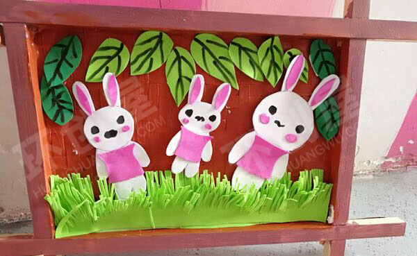 幼儿园走廊各种簸箕装饰图片