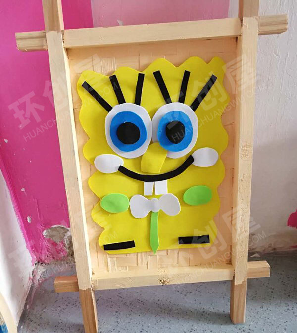 幼儿园走廊各种簸箕装饰图片