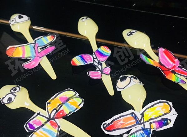 幼儿园春天主题蜻蜓教室门吊饰装饰图片