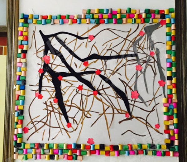 幼儿园圣诞节主题教室门装饰图片