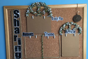 幼儿园环保森林风家园之窗图片7张