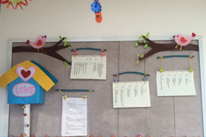 幼儿园废物利用卷纸芯家园天地图片