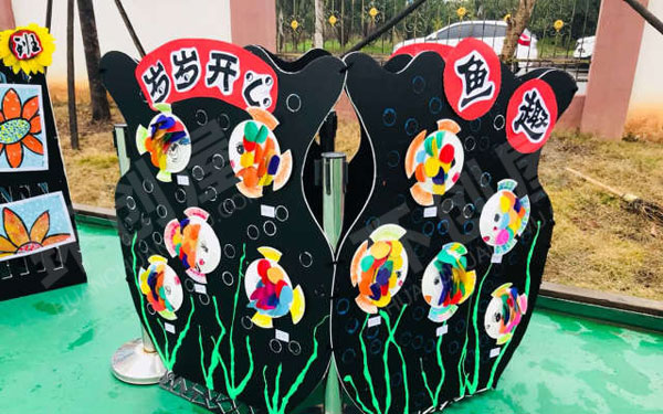 幼儿园新年喜庆创意画作品展示图片