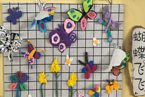幼儿园找春天蝴蝶飞飞作品展示图片