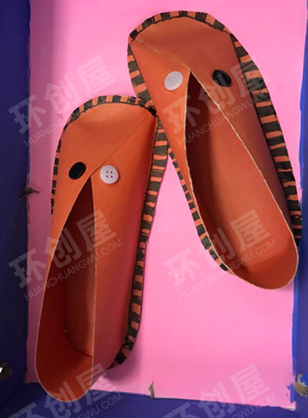 幼儿园鞋子展览会亲子手工活动小鞋子作品展示图片