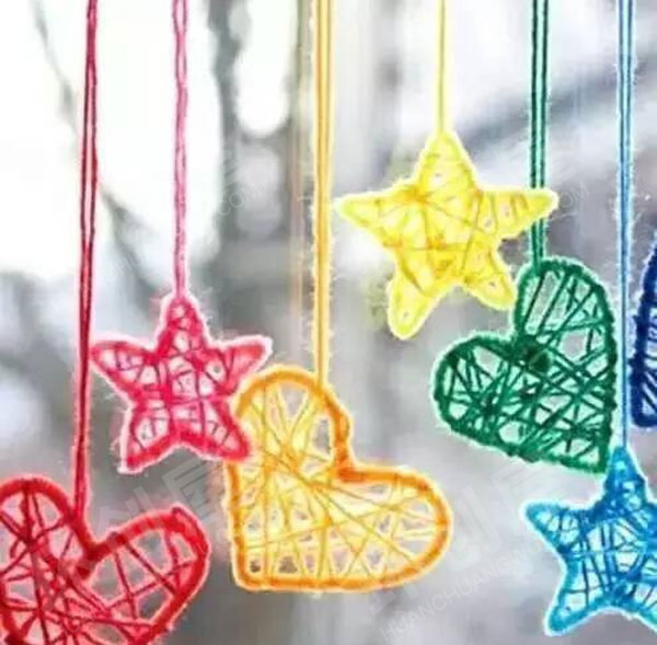 幼儿园毛线球的百遍造型作品展示图片