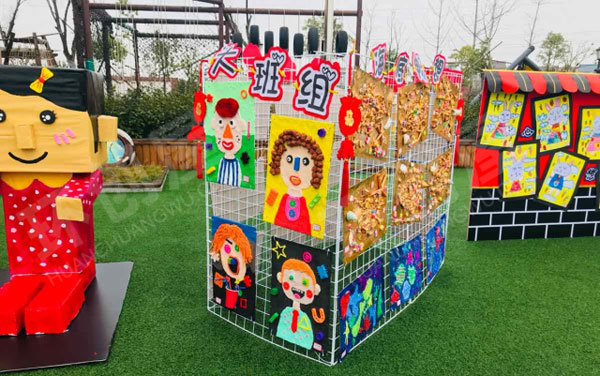 幼儿园新年喜庆创意画作品展示图片