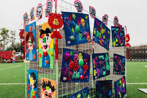 幼儿园新年喜庆创意画作品展示图片9张