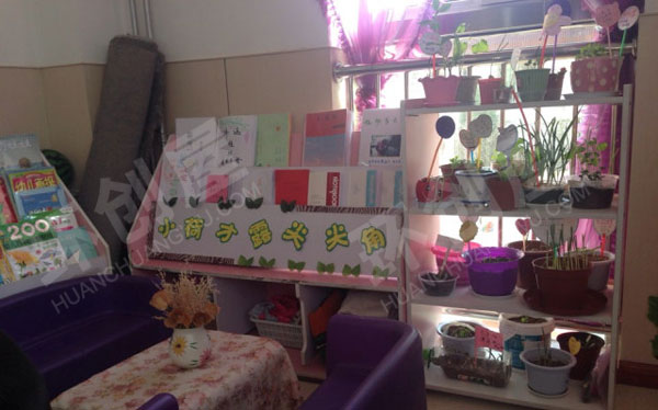 幼儿园阅读区豆宝宝成长记图片