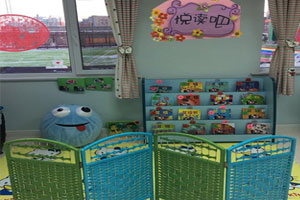 幼儿园悦读吧环创图片2张