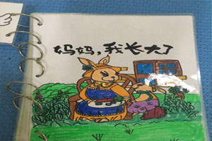 幼儿园阅读区手工绘本我长大了图片