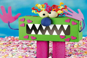 幼儿园美工区纸巾盒变形记图片9张