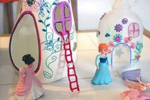 幼儿园环创美工区瓶子创意图片2张