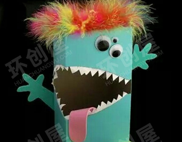 幼儿园美工区纸巾盒变形记图片